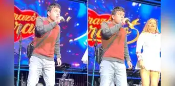 CORAZÓN SERRANO: Joven con discapacidad visual cumple su sueño de cantar con agrupación piurana