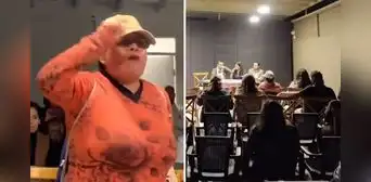 Grupo violentista La Resistencia irrumpe a gritos en conversatorio de película 'La piel más temida'