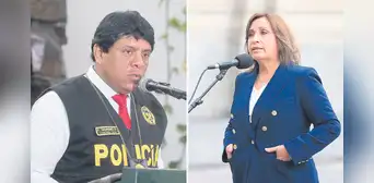 La inapropiada reunión entre Dina Boluarte y el jefe de la Diviac La inapropiada reunión entre Dina Boluarte y el jefe de la Diviac