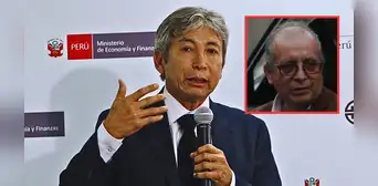 Titular del MEF, José Arista, evitó responder sobre detención de Nicanor Boluarte por caso Waykis en la Sombra Titular del MEF, José Arista, evitó responder sobre detención de Nicanor Boluarte por caso Waykis en la Sombra