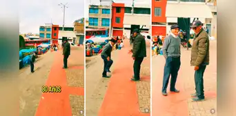 Puneño de 80 años y su profesor de colegio se reencuentran y les dicen: “Lo buscó para que le entregue la tarea” Puneño de 80 años y su profesor de colegio se reencuentran y les dicen: “Lo buscó para que le entregue la tarea”