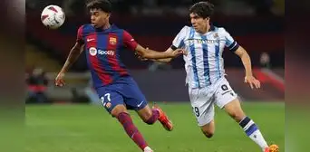 ¡Victoria de local! FC Barcelona se impuso 2-0 a Real Sociedad y recuperó el segundo lugar de LaLiga