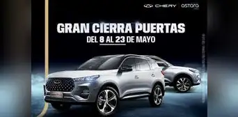¡Últimos días! Aprovecha el gran cierra puertas de Chery Perú hasta el 23 de mayo ¡Últimos días! Aprovecha el gran cierra puertas de Chery Perú hasta el 23 de mayo