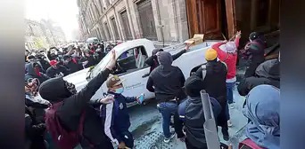 Caso Ayotzinapa: protestas dejan 26 heridos en Ciudad de México Caso Ayotzinapa: protestas dejan 26 heridos en Ciudad de México