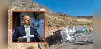 Edgar Alarcón: excontralor se encuentra en la lista de pasajeros de bus volcado camino a Ayacucho Edgar Alarcón: excontralor se encuentra en la lista de pasajeros de bus volcado camino a Ayacucho