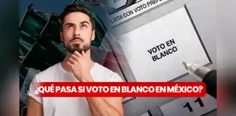¿Qué pasa si voto en blanco este 2 de junio en las Elecciones Presidenciales de México 2024? Descúbrelo AQUÍ