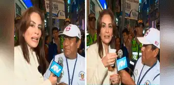 Mávila Huertas se sorprende al oír poema recitado por emolientero en Gamarra: “Soy digno de conocer su corazón”