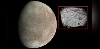 NASA muestra fotos inéditas de Europa, la luna de Júpiter, captadas por la sonda Juno NASA muestra fotos inéditas de Europa, la luna de Júpiter, captadas por la sonda Juno