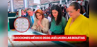 Elecciones México 2024: así lucirán las boletas electorales este domingo 2 de junio Elecciones México 2024: así lucirán las boletas electorales este domingo 2 de junio