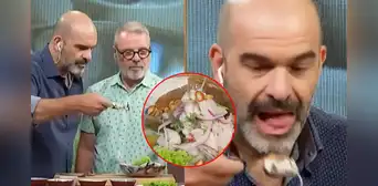 Periodistas argentinos quedan fascinados al probar por primera vez el ceviche peruano: "Esto está exquisito" Periodistas argentinos quedan fascinados al probar por primera vez el ceviche peruano: "Esto está exquisito"