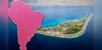 El tercer país menos poblado del mundo, cerca de Sudamérica, que terminaría bajo el mar al 95% en 2100 El tercer país menos poblado del mundo, cerca de Sudamérica, que terminaría bajo el mar al 95% en 2100