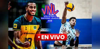 Argentina vs. Brasil EN VIVO, Nations League Vóley 2024: mira AQUÍ la fecha, hora y canal del clásico Argentina vs. Brasil EN VIVO, Nations League Vóley 2024: mira AQUÍ la fecha, hora y canal del clásico