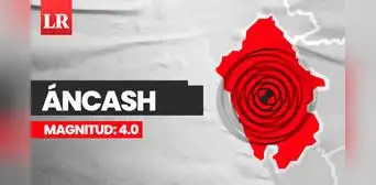 Temblor de magnitud 4.0 remeció Áncash hoy, según IGP Temblor de magnitud 4.0 remeció Áncash hoy, según IGP