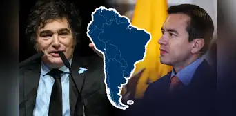 Javier Milei y Daniel Noboa son los presidentes de Sudamérica con mayor popularidad, según encuesta Javier Milei y Daniel Noboa son los presidentes de Sudamérica con mayor popularidad, según encuesta