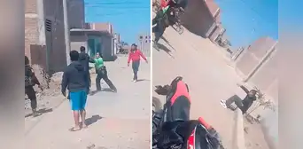 Sujeto intenta disparar a mujer policía durante operativo en Chiclayo Sujeto intenta disparar a mujer policía durante operativo en Chiclayo