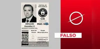 Carnet no evidencia que Edmundo González sea un "agente especial de la CIA"