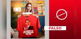 Juliana Oxenford no mostró polo con mensaje "Alberto Fujimori 2026": es un montaje Juliana Oxenford no mostró polo con mensaje "Alberto Fujimori 2026": es un montaje