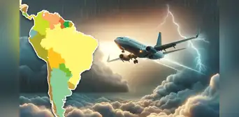 El vuelo más turbulento del mundo se da entre 2 países de Sudamérica: fuerza del aire cambia cada 2x3 El vuelo más turbulento del mundo se da entre 2 países de Sudamérica: fuerza del aire cambia cada 2x3