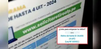 ¿No presentaste tu solicitud de RETIRO AFP a tiempo? Sigue estos pasos para solicitar hasta 4 UIT HOY según tu DNI ¿No presentaste tu solicitud de RETIRO AFP a tiempo? Sigue estos pasos para solicitar hasta 4 UIT HOY según tu DNI