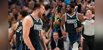 ¡Doncic e Irving on fire! Dallas Mavericks venció 116-107 a los Wolves y se acerca a las NBA Finals