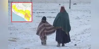 Senamhi alerta de  frío intenso: temperatura descenderá hasta -16° C en sierra centro y sur del país