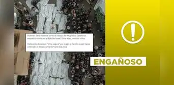 Imagen no expone a refugiados asesinados en Rafah tras el reciente ataque israelí Imagen no expone a refugiados asesinados en Rafah tras el reciente ataque israelí