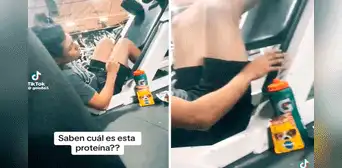 Deportista causa furor en TikTok al comer alimento para perros en plena rutina de ejercicios Deportista causa furor en TikTok al comer alimento para perros en plena rutina de ejercicios