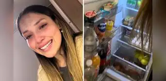 Joven lloró al ver su refrigeradora llena por primera vez tras independizarse: “Esperé mucho”