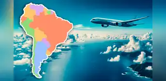 Un vuelo hacia Sudamérica es el más largo del mundo sobre el mar: dura casi 13 horas y sin escalas Un vuelo hacia Sudamérica es el más largo del mundo sobre el mar: dura casi 13 horas y sin escalas
