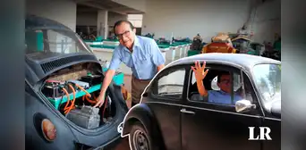 Investigadores de la UNI convierten un Volkswagen de 1965 en un auto eléctrico y sostenible