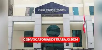 ¡Atención! Fuero Militar Policial ofrece trabajos CAS con sueldos de hasta S/5.500: conoce las bases y requisitos ¡Atención! Fuero Militar Policial ofrece trabajos CAS con sueldos de hasta S/5.500: conoce las bases y requisitos