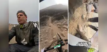 Hugo García sufrió aparatoso accidente en competencia de ciclismo: "¡Qué tal reinicio de Windows!"