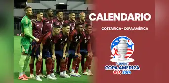 Calendario de Costa Rica en la Copa América 2024: fechas, grupo y cómo comprar tickets para sus juegos Calendario de Costa Rica en la Copa América 2024: fechas, grupo y cómo comprar tickets para sus juegos