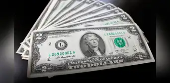 Descubre el billete de 2 dólares que puede costar más de US$5.000 debido a su número de serie