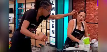 Leyla Chihuán es viral en redes por darle un jalón de orejas a Karina Borrero en ‘El gran Chef: famosos'