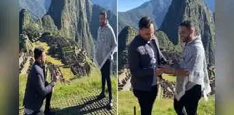 Turista extranjero pide matrimonio a su pareja en Machu Picchu: “Con la bendición del dios Sol”