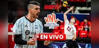 [ESPN] Vóley Argentina vs. Canadá EN VIVO, VNL 2024: horario y dónde ver el partido por la Nations League