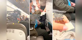 Pasajero reparte en el avión pan, queso y chocolate que compró en Cusco tras aterrizar de emergencia en Trujillo