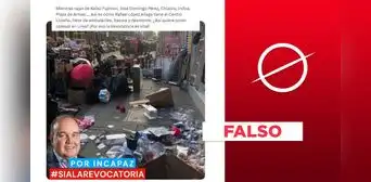 Esta foto no expone al Centro de Lima con “basura y desmonte": se capturó en México Esta foto no expone al Centro de Lima con “basura y desmonte": se capturó en México