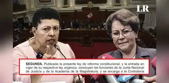 Congreso: Convocan a sesión para votar dictamen que elimina la Junta Nacional de Justicia