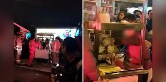 San Juan de Miraflores: vendedora de jugo de caña queda con la mano atrapada en máquina trituradora San Juan de Miraflores: vendedora de jugo de caña queda con la mano atrapada en máquina trituradora