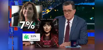 Stephen Colbert se burla de la baja popularidad de Dina Boluarte y la compara con 'Madame Web': "Roche internacional" Stephen Colbert se burla de la baja popularidad de Dina Boluarte y la compara con 'Madame Web': "Roche internacional"