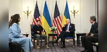 Biden pide disculpas a Zelenski por demora de envío de armas en plena guerra con Rusia: "Seguimos dentro"