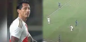 Lapadula y su enérgico reclamo al 'Tunche' Rivera por no entender sus movimientos en el Perú vs. Paraguay