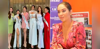 Marina Mora elogia a Tati Calmell y Sofía Cajo del Miss Perú: “Se nota que están más preparadas”