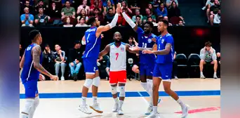 ¡Victoria sufrida! Cuba gana 3-2 a Francia y rescató 2 puntos en la segunda semana de la VNL 2024