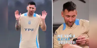 Messi revela por qué borra los mensajes de WhatsApp: "Me van a matar después"