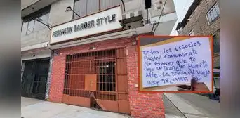 Extorsionadores en SJL detonan granada en puerta de barbería: "Todos los negocios pagan"