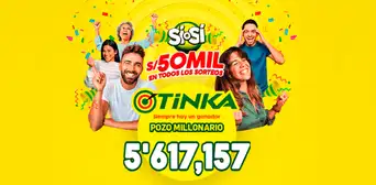 Resultados de La Tinka del domingo 9 de junio: mira el sorteo y números ganadores Resultados de La Tinka del domingo 9 de junio: mira el sorteo y números ganadores