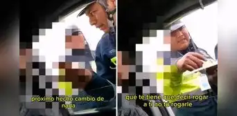 Inspectores de tránsito fueron captados cobrando coima en Trujillo: "Arriésgate con S/40" Inspectores de tránsito fueron captados cobrando coima en Trujillo: "Arriésgate con S/40"
